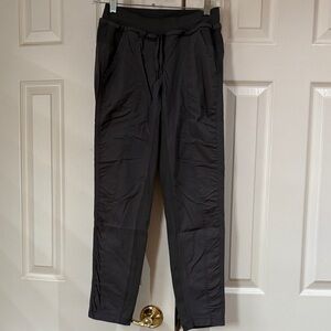Ladies Lululemon Gray Lightweight Drawstring Pants